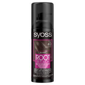 Syoss Root Retouch sprej pro dočasné zakrytí odrostů Černý 120ml