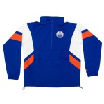 New Era Pánská bunda Edmonton Oilers NBA Quarter Zip Windbreaker Velikost: S