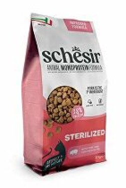 Schesir Cat Animal Monoprotein Sterilized šunka 10kg