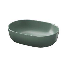 CERSANIT - UMYVADLO NA DESKU MODUO 50 OVÁL, GREEN MATT, KARTON K116-130