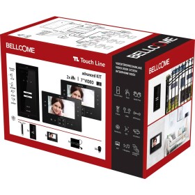 Bellcome Advanced 7 Video-Kit 2 Familie domovní video telefon kabelový kompletní sada 14dílná černá
