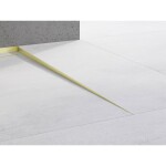 MEXEN - Line-B spádová lišta podlahová 120 cm pravá, zlato kartáčovaná 185501120R
