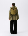 Batoh Sandqvist Icon Rolltop Backpack M Olive drab with black leather