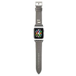 Karl Lagerfeld Karl Head PU Řemínek pro Apple Watch 42 44mm stříbrná (3666339033743)