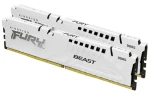 Kingston Fury Beast White 32GB (2x 16GB) DDR5 6400MHz / CL32 / DIMM / On-Die ECC / EXPO / 1.4V (KF564C32BWEK2-32)