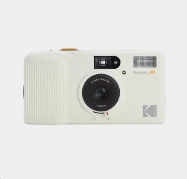 Kodak Snapic A1 bílá / Fotoaparát na film / 25mm objektiv / 35mm film / blesk (KOCAMRK0502)