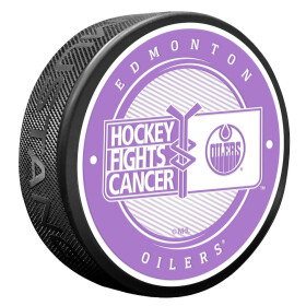 Mustang Puk Edmonton Oilers NHL Hockey Fights Cancer