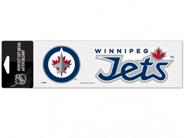 Wincraft Samolepka Winnipeg Jets Logo Text Decal% 1 ks