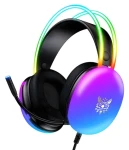 ONIKUMA X25 černá / Herní sluchátka / USB / jack 3.5 mm / RGB / mikrofon (X25 Black)