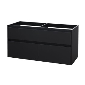 Mereo Opto, koupelnová skříňka 120 cm, černá CN943SN