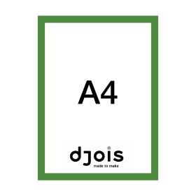 Djois Magneto LEAN, A4, zelený, 10 ks