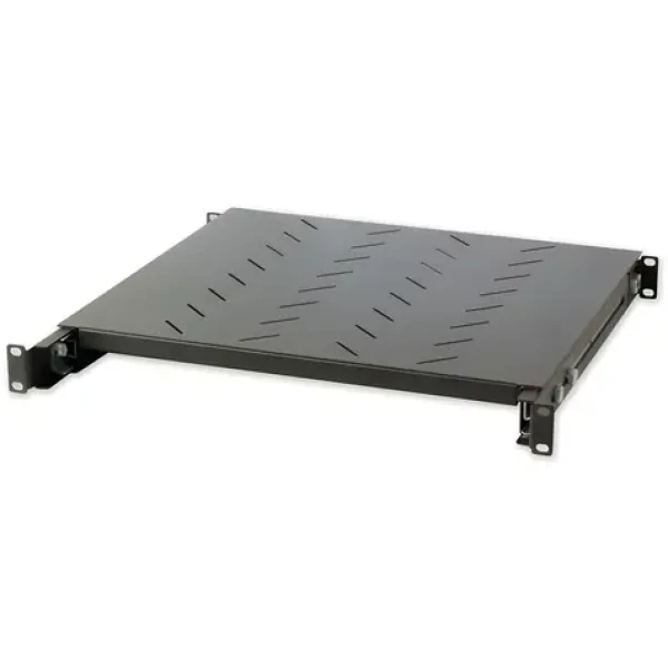 Intellinet výsuvná rack police černá / Rack police / 19" / 1U / nosnost 40 kg / hloubka 415-665 mm (923460)