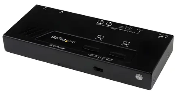 StarTech 2x2 HDMI Matrix / Přepínač / 2 vstupy, 2 výstupy / automatické přepínání / 7.1 kanálů zvuku (VS222HDQ)