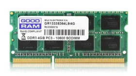 GOODRAM 4GB 1600MHz / SODIMM / DDR3 / CL11 / 1.35V (GR1600S3V64L11S/4G)