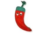 PafDog Red hot chilli paprička z kůže a juty 22cm (PF-876)