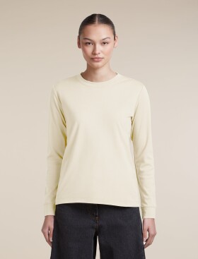 Dámské merino triko dlouhý rukáv ICEBREAKER Wmns 300 15,5 MerFine LS Tee, Undyed velikost: S