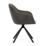 Jídelní židle, zelená, látka, DCH-Y1143 GRN2