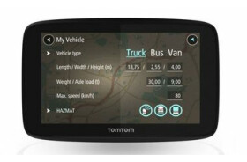 TomTom GO PROFESSIONAL 620 / 6 / 16GB / microSD / Evropa / 48 zemí / Lifetime (1PN6.002.05)