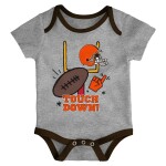 Outerstuff Dětské body Cleveland Browns NFL Champ Baby Body-Set (3 ks)