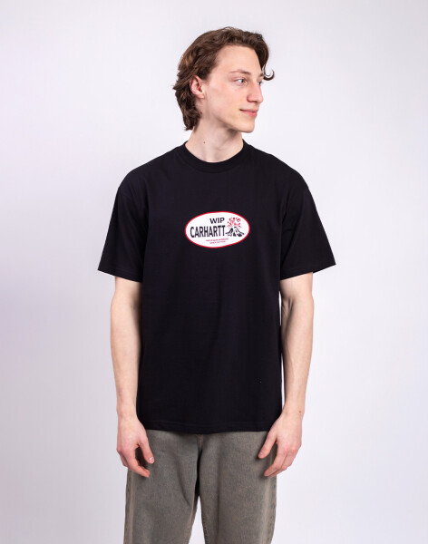 Tričko Carhartt WIP S/S Harlequin BBQ T-Shirt Black