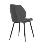 Jídelní židle, šedá, látka, CT-285 GREY2