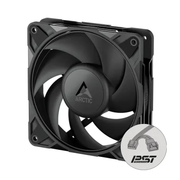 ARCTIC P12 Pro PST LN / Přídavný ventilátor / 120 mm / 450–2000 RPM / 48 CFM / 25 dB / 4-pin PWM (ACFAN00343A)