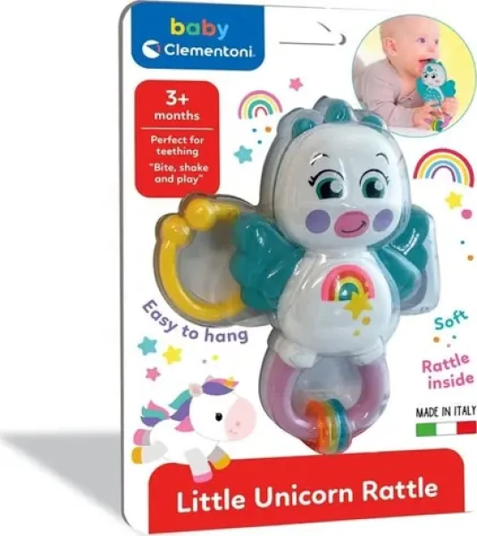 Clementoni BABY Chrastítko Malý jednorožec 2v1