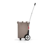 Nákupní košík na kolečkách Reisenthel Carrycruiser Herringbone mokka