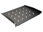 Equip 19" police černá / Police pro rack / 1U / pevná / hloubka 350 mm / nosnost 20 kg (328001)