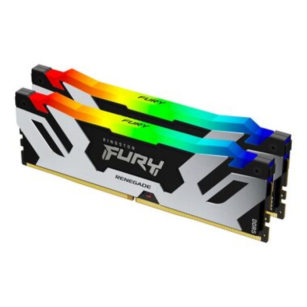 Kingston Fury Renegade Silver RGB 96GB (2x48GB) DDR5 6400MHz / CL32 / DIMM / XMP (KF564C32RSAK2-96)