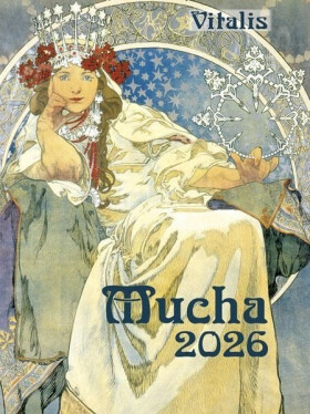 Minikalendář 2026 Mucha