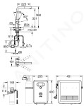 GROHE - Blue Professional Dřezová baterie s chladicím zařízením a filtrací, výsuvná sprška, chrom 31326002