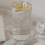 Eulenschnitt Skleněná karafa na vodu Heart 1 l, čirá barva, sklo