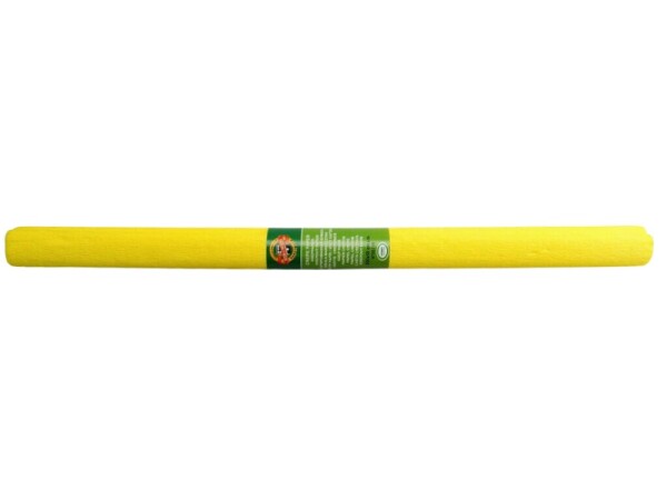 Koh-i-Noor Krepový papír 200 x 50 cm - žlutý středně
