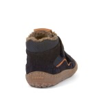 Chlapecké zimní barefoot boty TEX WOOL Dark Blue, Froddo, G3110254-W, tmavě modrá - 31