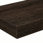 Polička nástěnná 40 cm, MDF, 3D dekor wenge, baleno v ochranné fólii