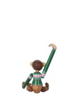 Kay Bojesen Dřevěná opička Monkey Christmas Jumper 2025 Small, zelená barva, dřevo