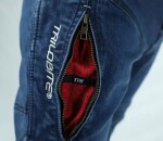 Dámské kalhoty Trilobite Parado doublelayer Aaaa slim fit jeans blue level 2 (prodloužené) - 32 / modrá