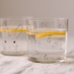 Eulenschnitt Sklenice na vodu Rabbit Black 350 ml, čirá barva, sklo