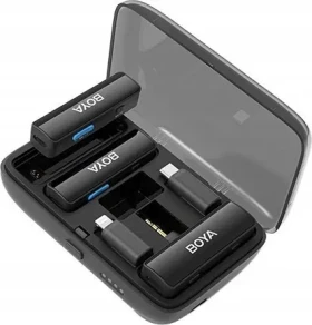 BOYA BOYALINK 2TX+3RX / Bezdrátový klopový mikrofon / 2x vysílač / 3x přijímač (BOYALINK)