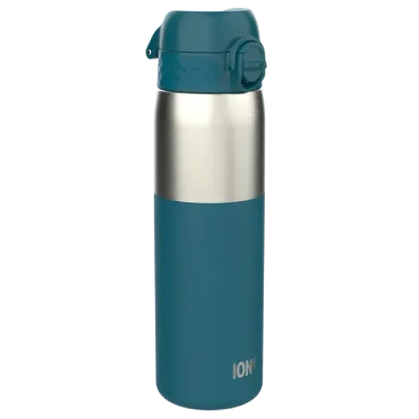 Ion8 Leak Proof Deep Teal 600 ml / Nerezová láhev / Neprodyšná / Bez BPA