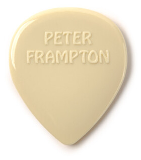 Dunlop Peter Frampton Vintage Jazz Teardrop Pick White - 24 Pack
