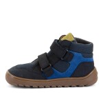 Chlapecké celoroční kotníkové barefoot boty UP HILL TEX DARK BLUE Froddo G3110281 - 28