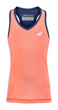 Dívčí tílko Babolat Play Tank Top Fluo Strike 12 - 14 let