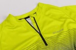 Pánský cyklistický dres ETAPE FREETIME 2.0, limeta/černá, velikost 3XL (materiál MicroCool, volný střih)