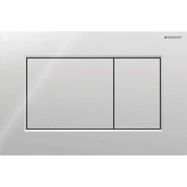 Geberit ovládací tlačítko SIGMA01 SQUARE chrom lesk HRANATÉ plast 115.660.21.1