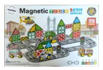 Mamido Magnetická stavebnice město 70 dílů City Road