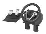 Genesis Seaborg 400 / Herní volant a pedály / otáčení 270/900° / Vibrace / USB / Pro PC,PS4,PS3,XBOX ONE,XBOX 360,SWITCH (NGK-1567)