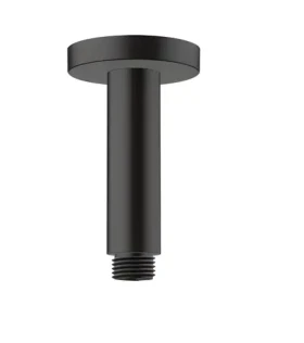 Hansgrohe Přívod od stropu 10 cm matná černá / Přívod od stropu / průměr 26 mm / závit G 1/2 (27804670)