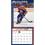 JF Turner Kalendář Edmonton Oilers NHL 2026 Wall Calendar